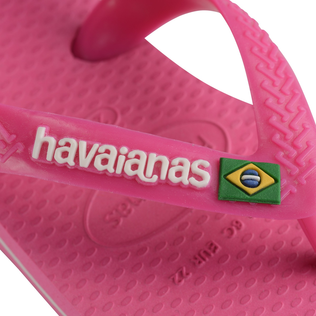 Chinelos de Banho de Criança Baby Brasil Logo II Estampado/Rosa-6