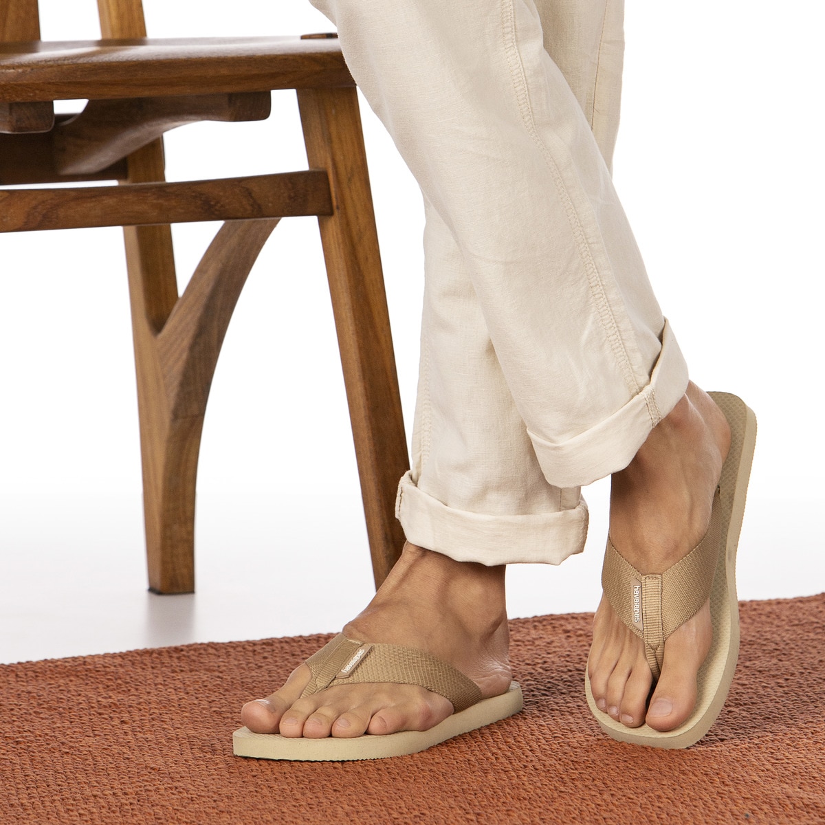 Sandálias de Homem Hav. Urban Basic Material Sand Grey 456 Natural-7