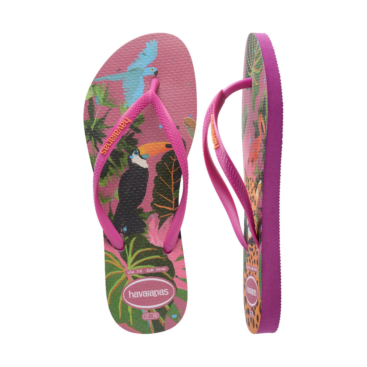 Sandálias de Mulher Hav. Slim Summer Bliss Rose Gum 412 Rosa-pastilha-5