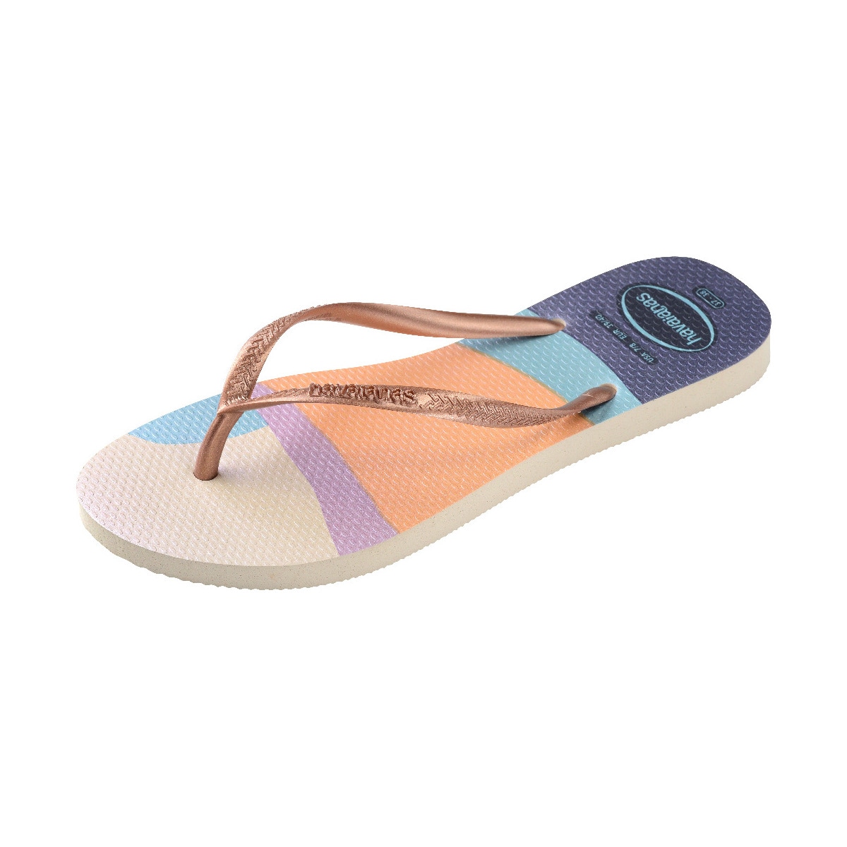 Sandálias de Mulher Hav. Slim Palette Glow Beige 412 Multicolor-2