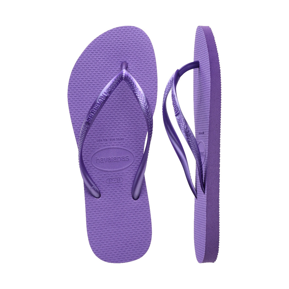 Sandálias de Mulher Hav. Slim Dark Purple 412 Roxo-5