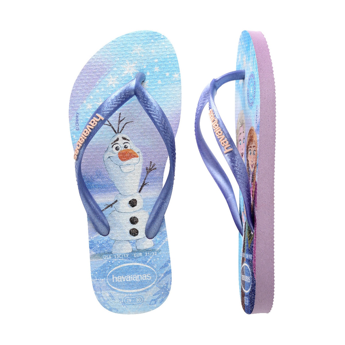 Sandálias de Menino Hav. Kids Slim Princess Purple Fantasy 356 Lilás/Multicolor-4