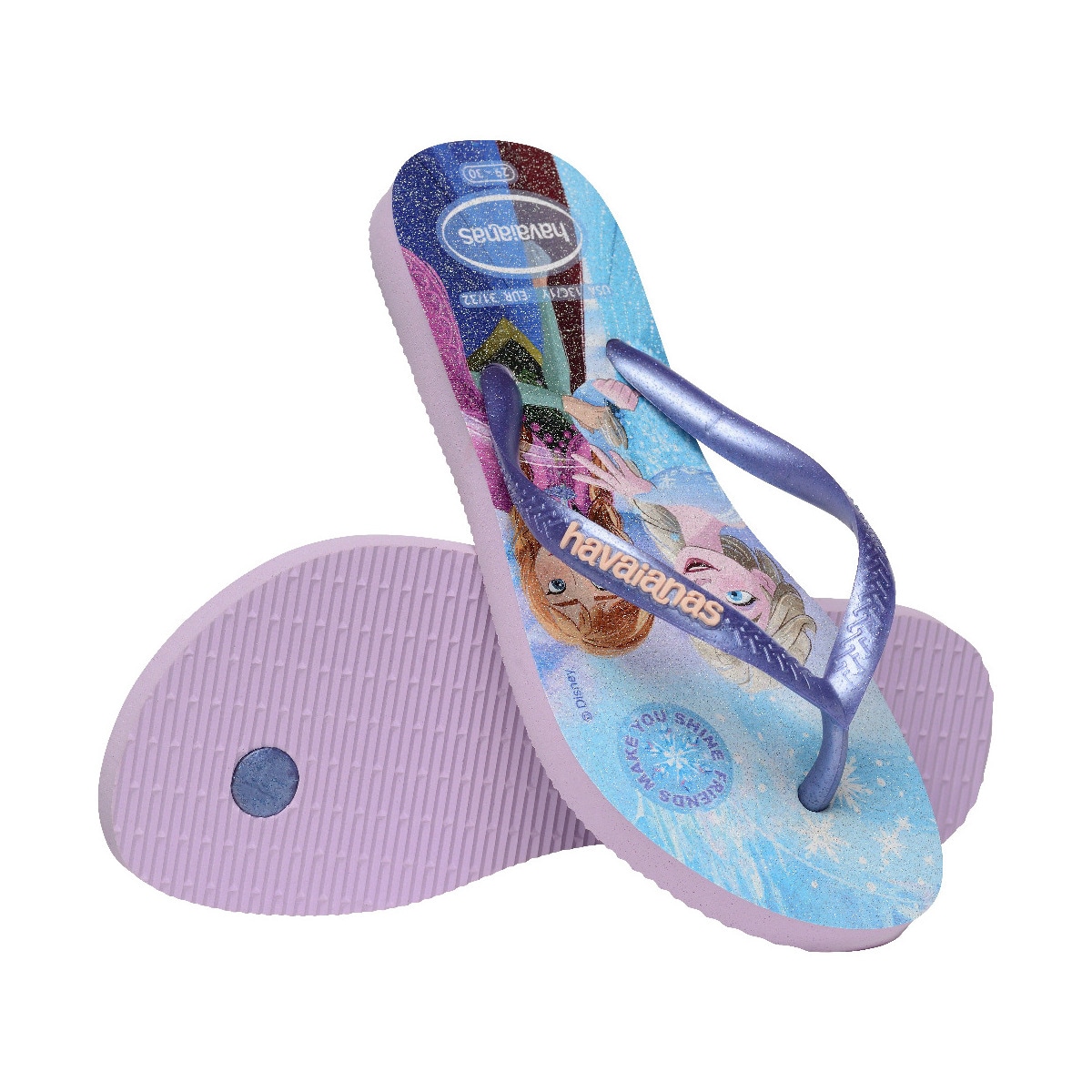 Sandálias de Menino Hav. Kids Slim Princess Purple Fantasy 356 Lilás/Multicolor-3