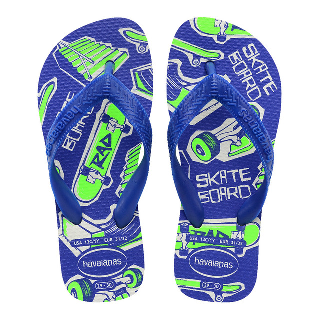Imagen 0 de Chanclas Niño Hav. Kids Athletic White/Marine Blue 356 Havaianas