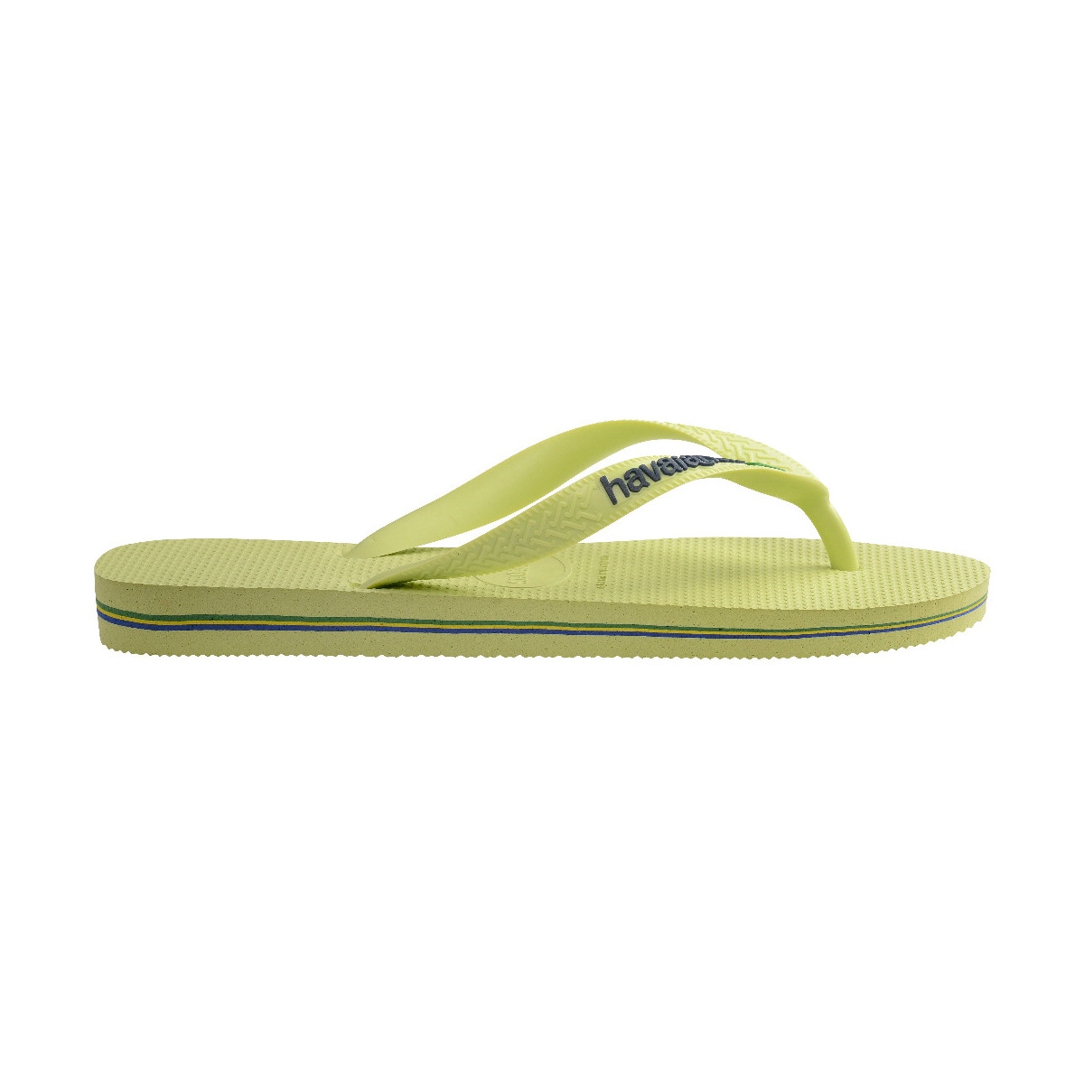Sandálias Unissexo Hav. Brasil Logo Matcha Green 456 Verde maçã-3