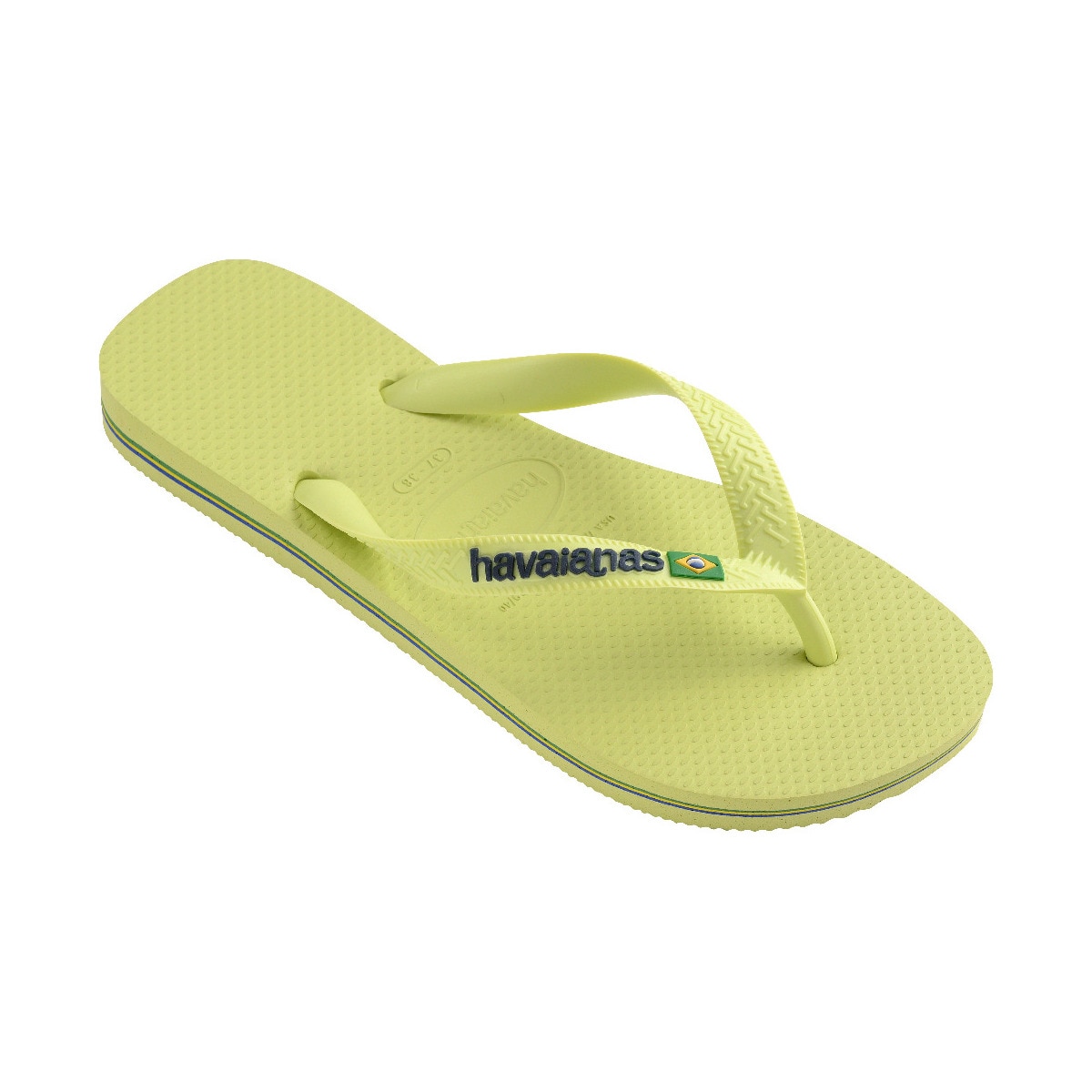 Sandálias Unissexo Hav. Brasil Logo Matcha Green 456 Verde maçã-2