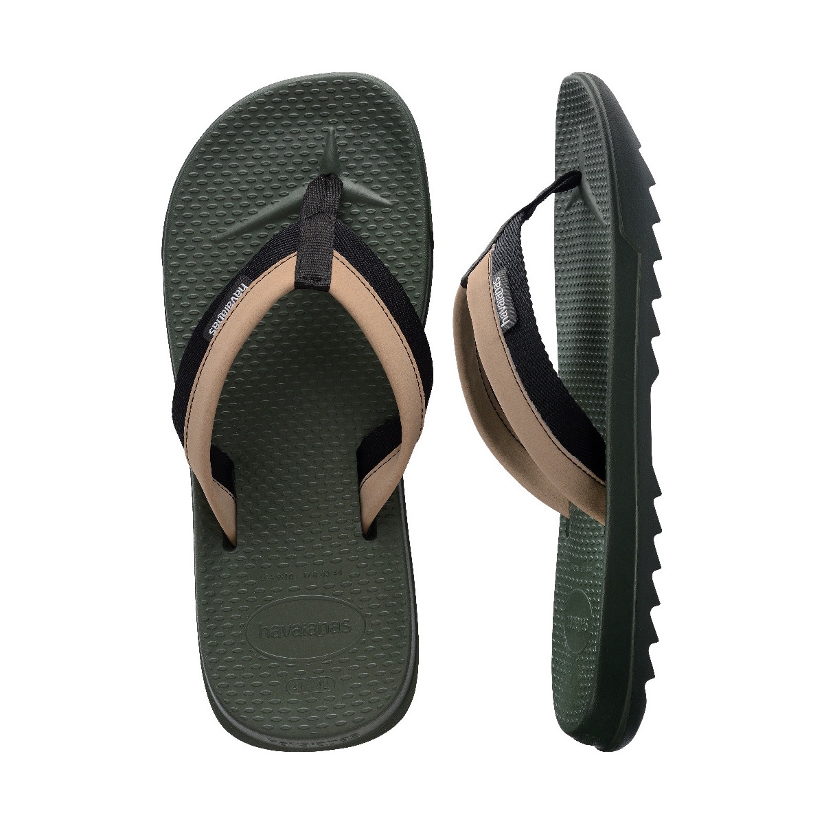 Sandálias de Homem Hav.  Track Plus Green Olive 456 Verde Azeitona-5