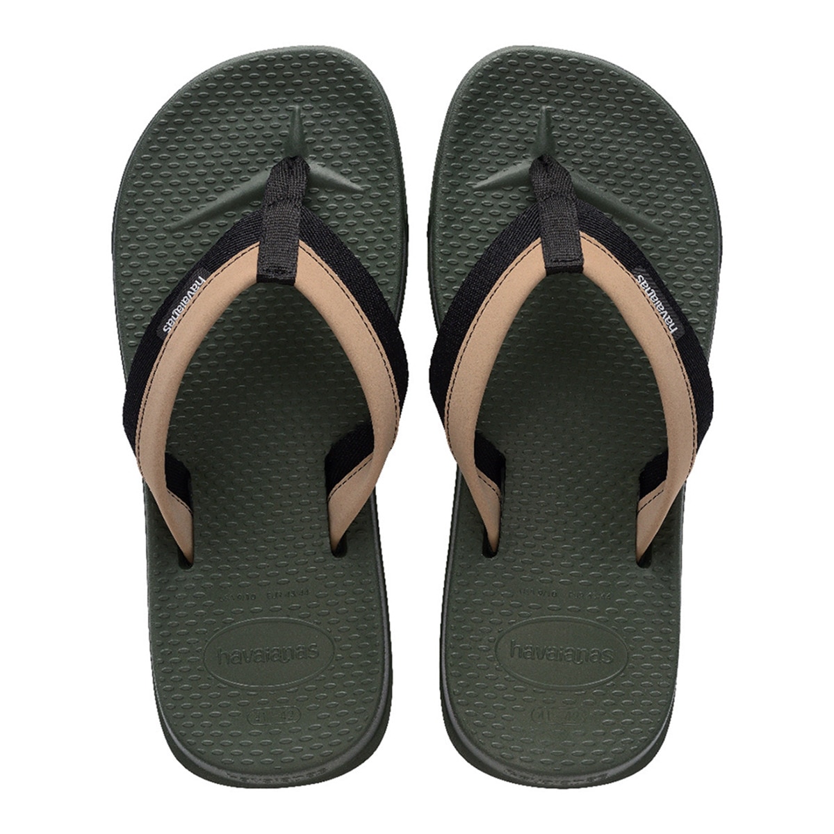 Sandálias de Homem Hav.  Track Plus Green Olive 456 Verde Azeitona-1