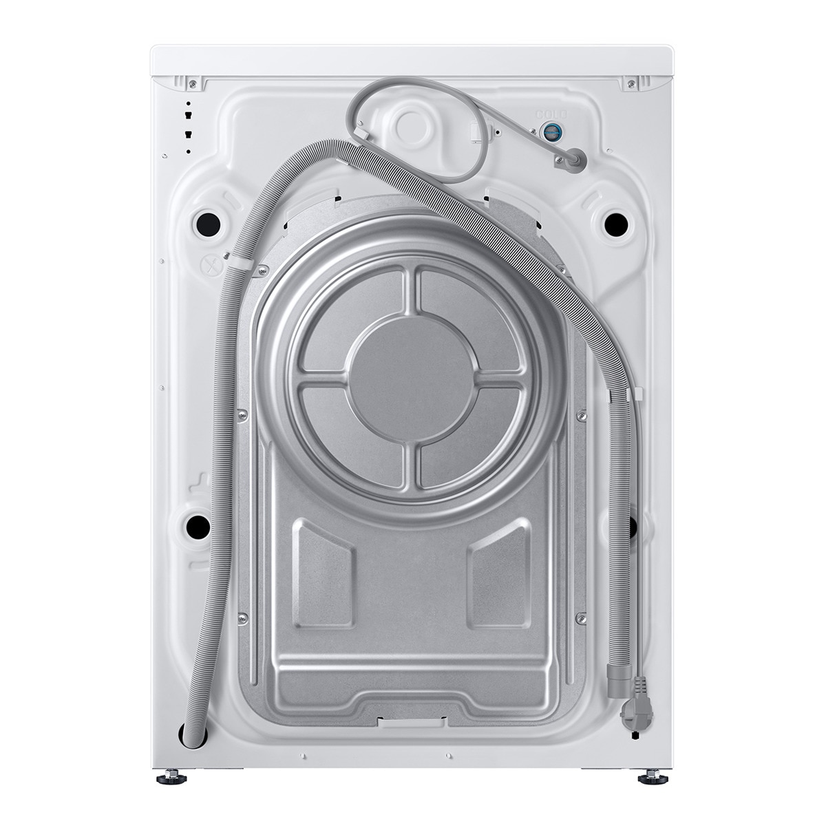 Lavadora con Fondo Reducido Samsung 9kg/1.400 rpm Autodosificación Clase A Blanca - WW90DG6G94LKU3 Blanco-10