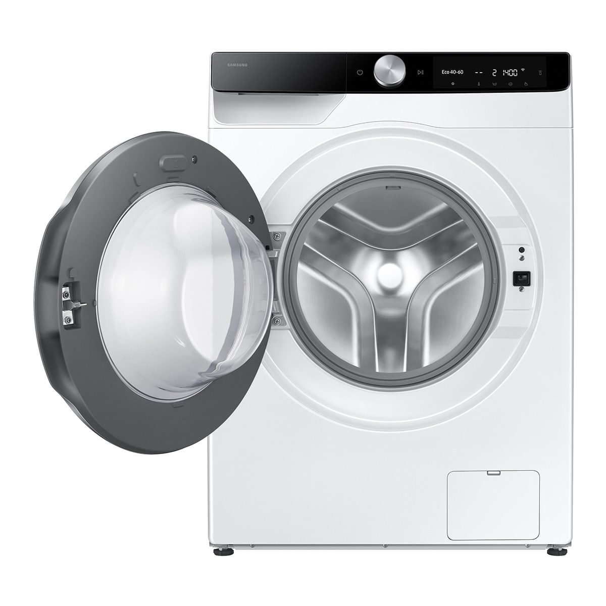 Lavadora con Fondo Reducido Samsung 9kg/1.400 rpm Autodosificación Clase A Blanca - WW90DG6G94LKU3 Blanco-4