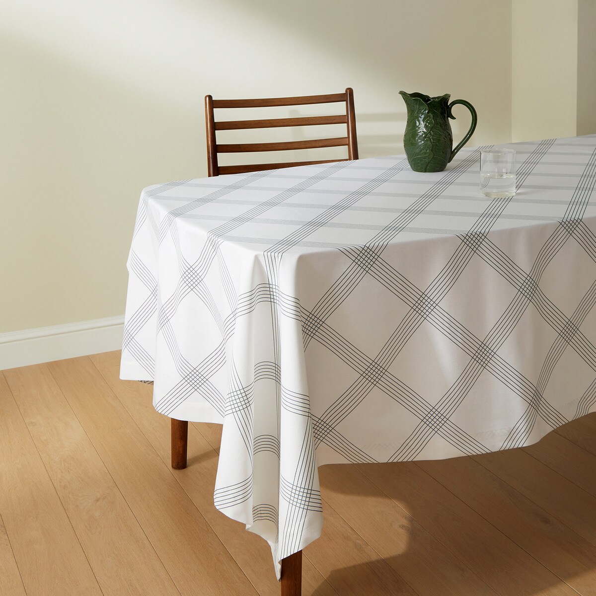 Toalha de Mesa de Algodão Bies Verde-1