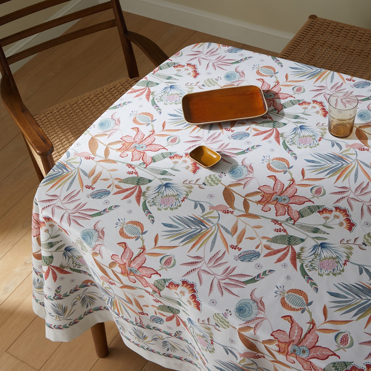 Toalha de Mesa de Algodão Zanzibar Multicolor-1