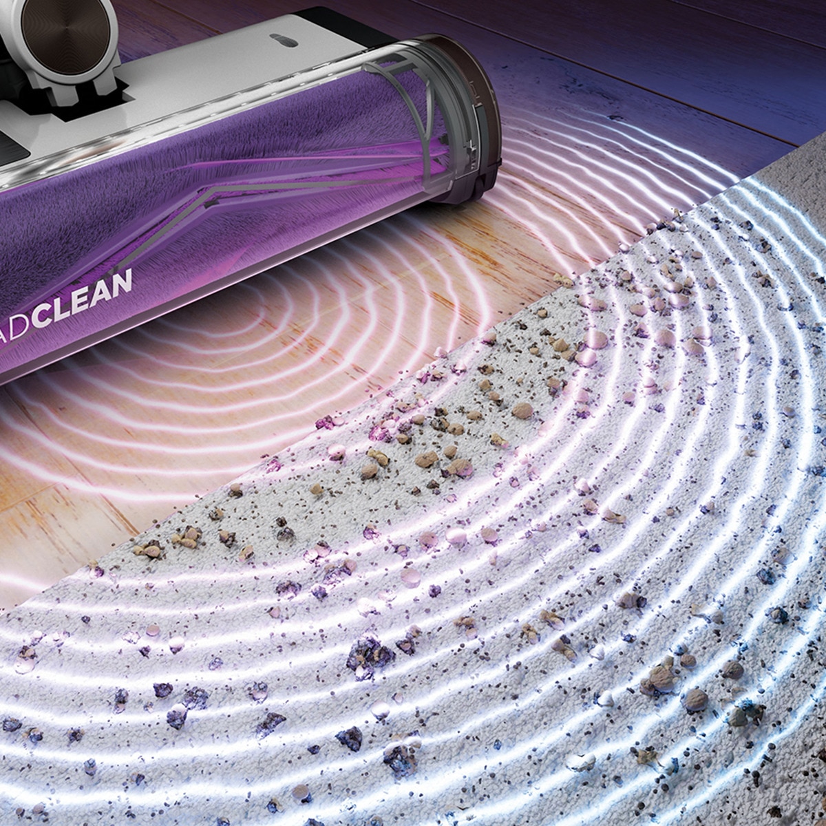 Aspirador de escoba Shark Detect  + sistema vaciado Blanco-17