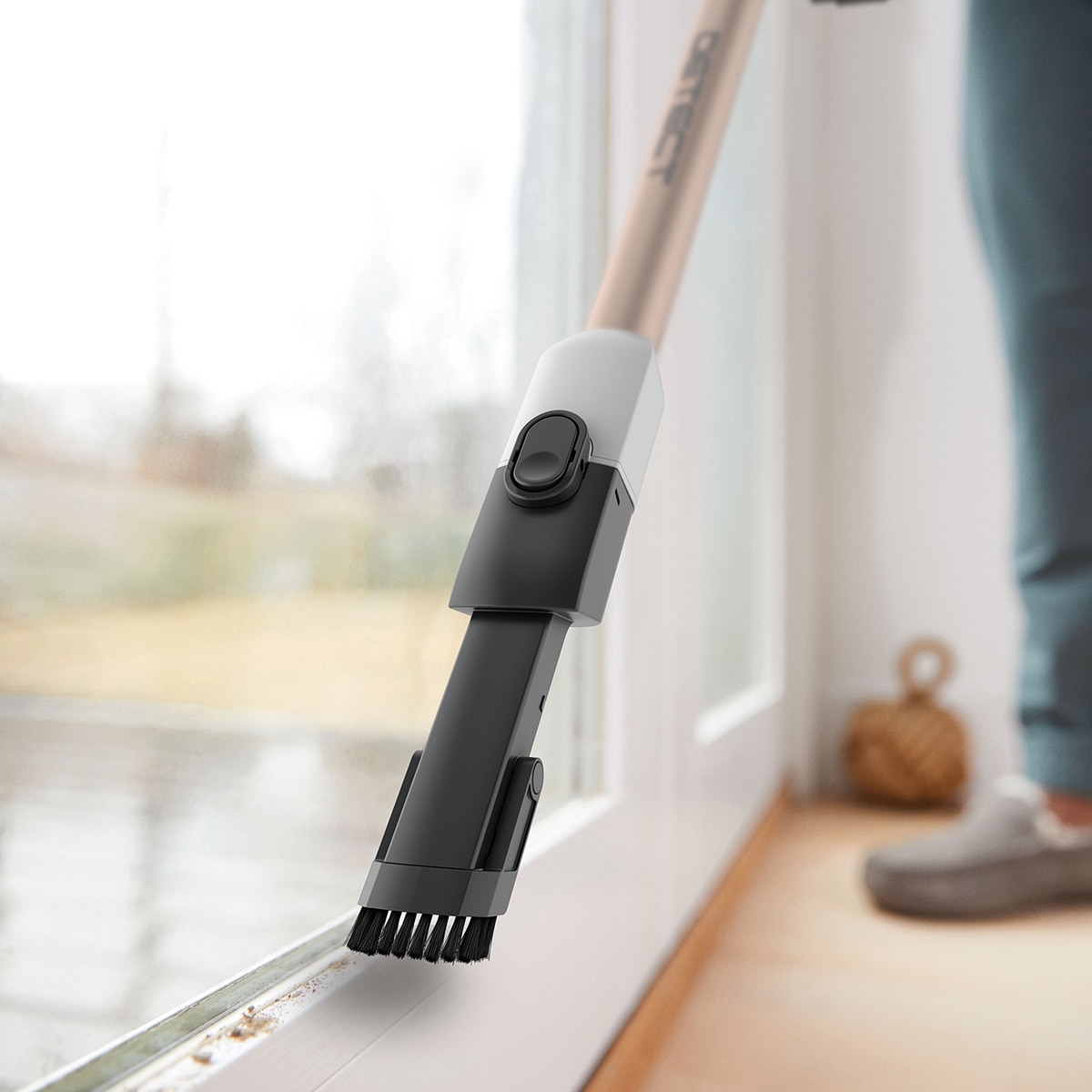 Aspirador de escoba Shark Detect  + sistema vaciado Blanco-14