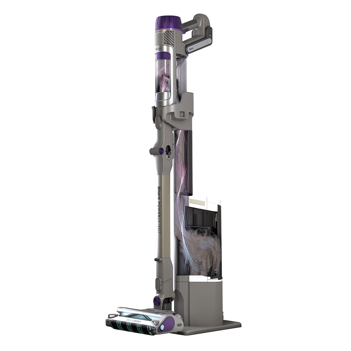 Aspirador de escoba recargable Shark Clean & empty y PowerDetect + Vaciado automático Gris-2