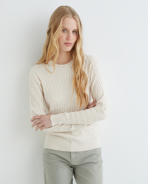 Imagen 0 de Jersey de mujer de ochos cuello caja