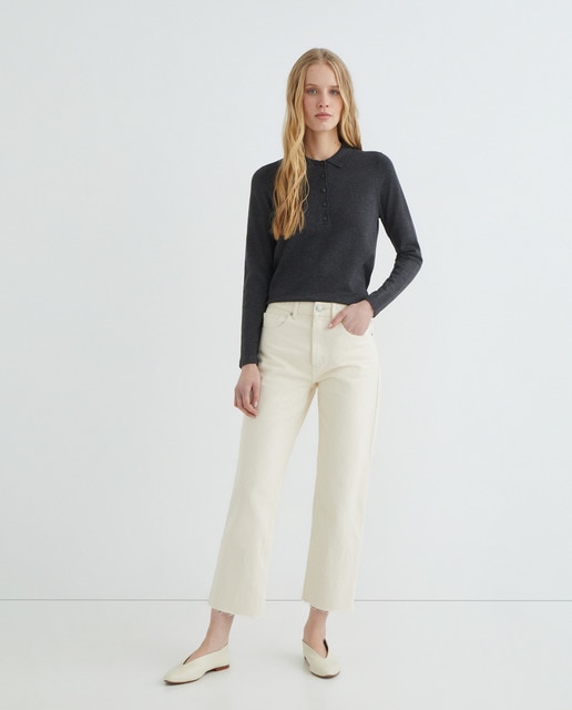 Imagen 0 de Jersey de mujer básico cuello polo