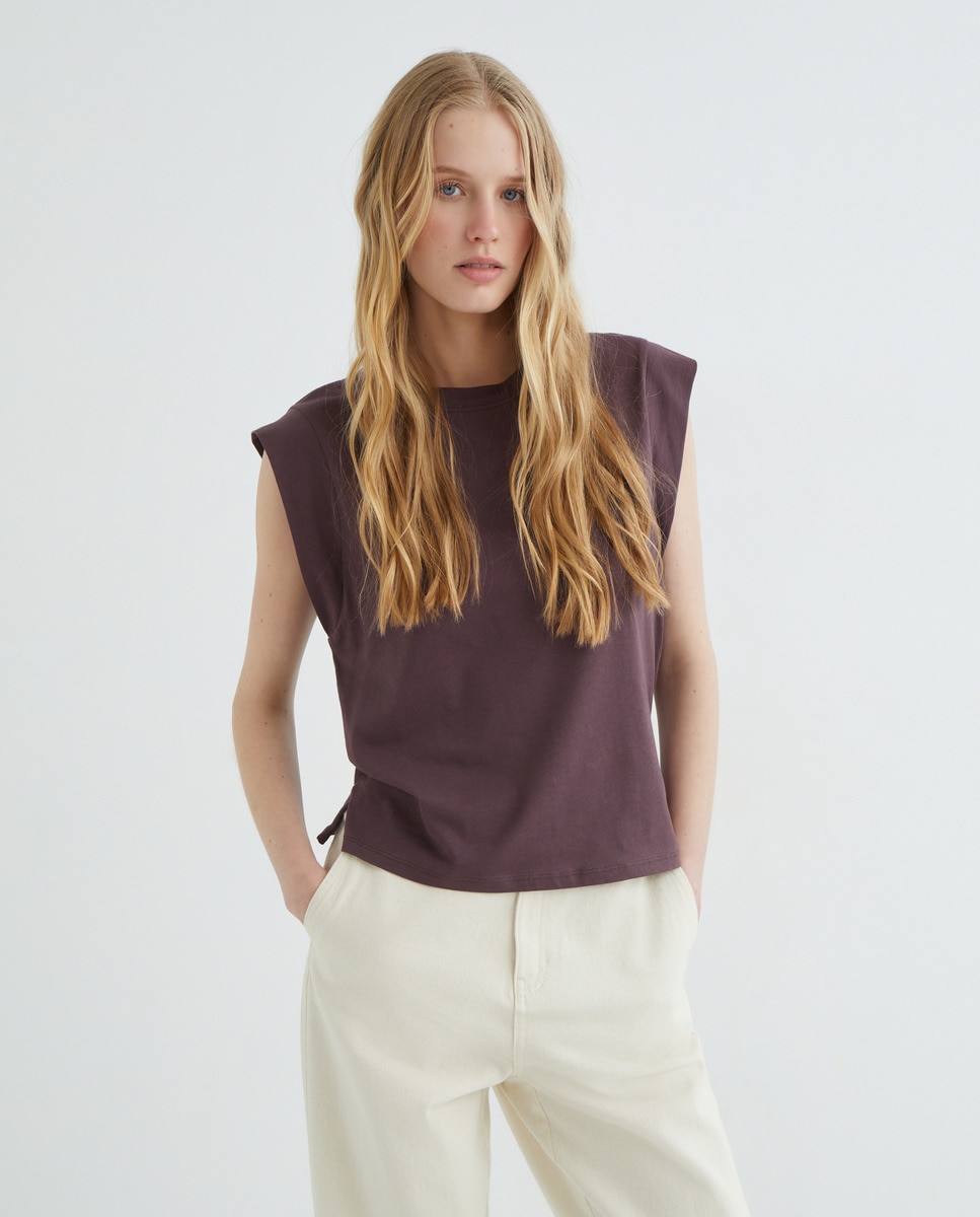 Algodón Camisetas Sin Manga Mujer El Corte InglÃ©s Camiseta Mujer