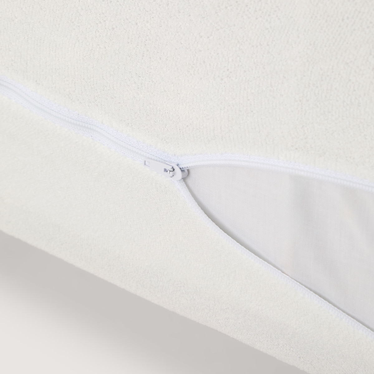 Funda de colchón Rizo Microfibra Basics El Corte Inglés Blanco-2