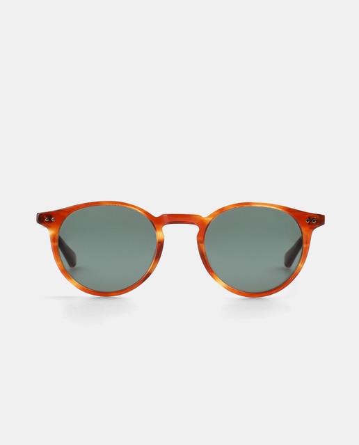 Imagen 0 de Gafa de sol unisex redonda en acetato con lente polarizada