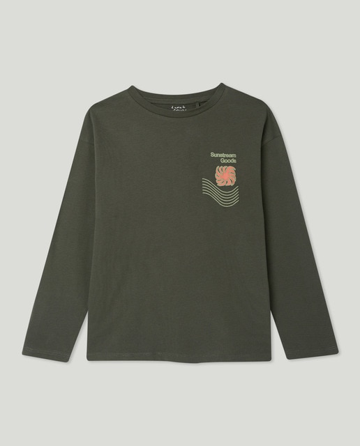 Imagen 0 de Camiseta de niño estampada solidaria manga larga