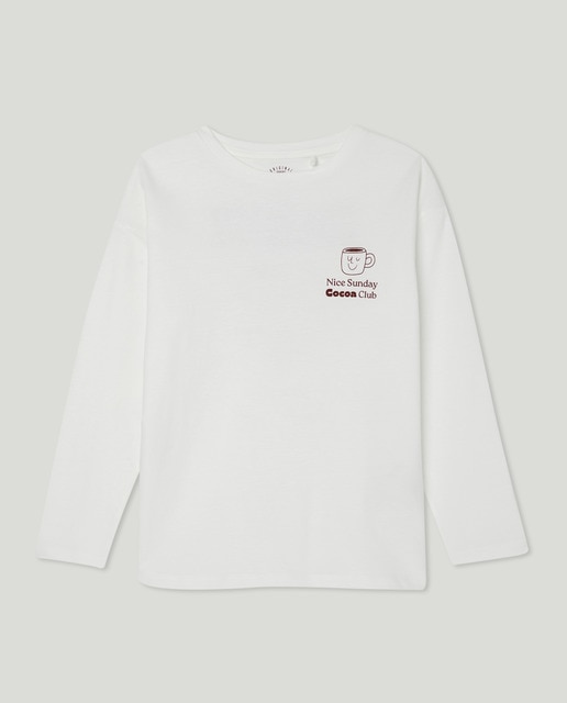 Imagen 0 de Camiseta de niño parche manga larga