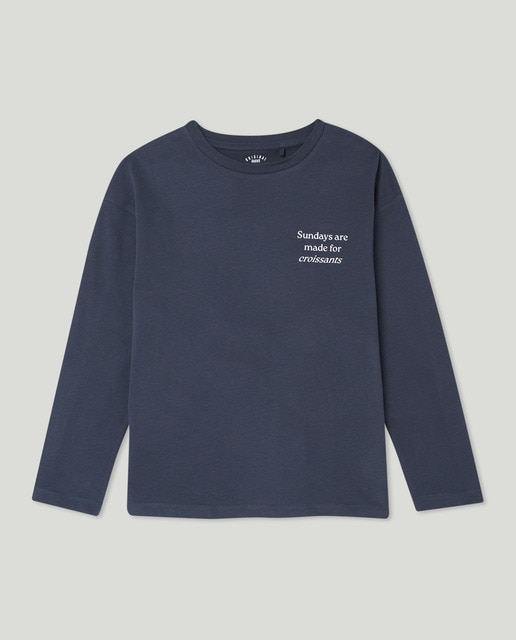 Imagen 0 de Camiseta de niño parche manga larga