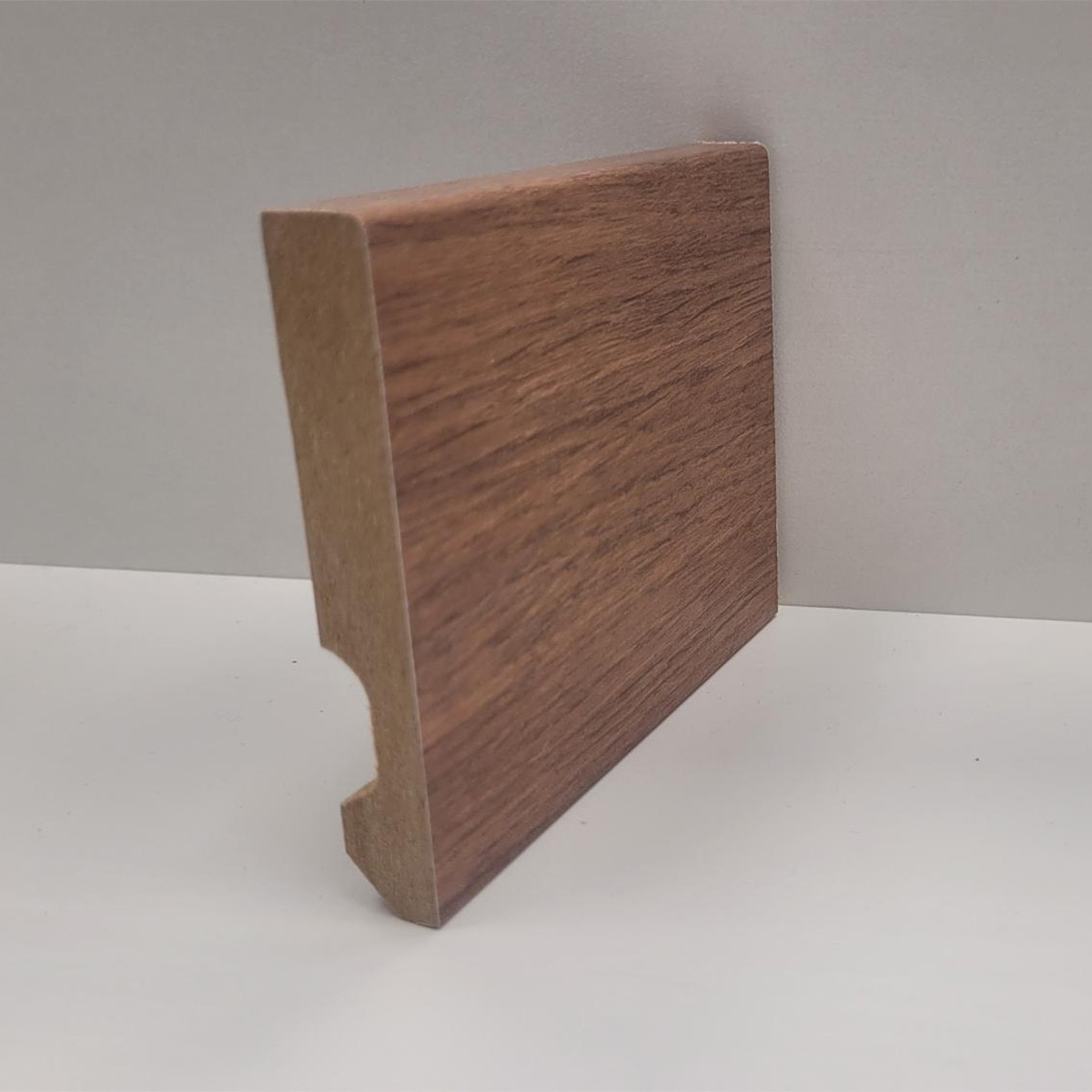 Rodapie MDF 2400x80x12 Canto Cuadrado Roble REF. C156 Roble-1