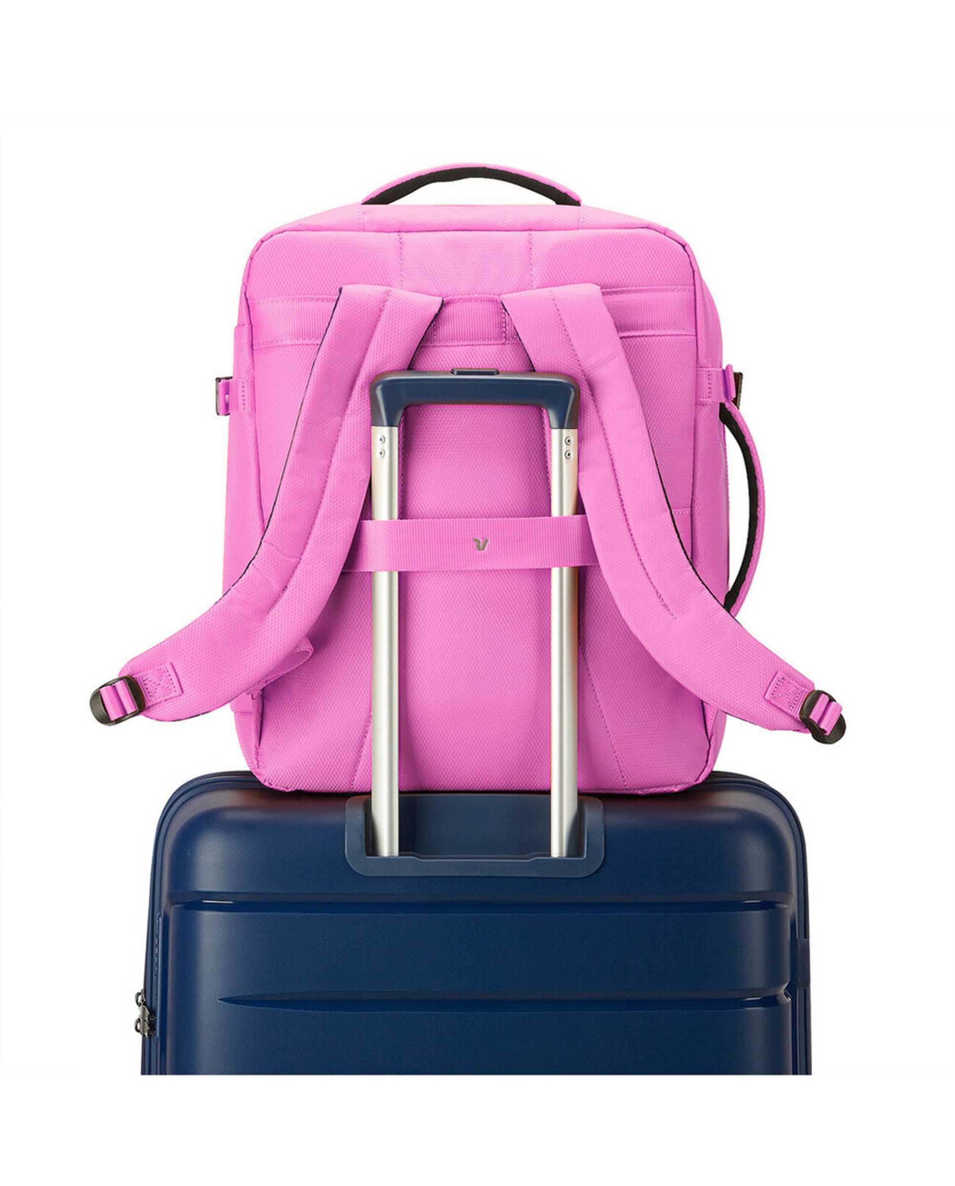 Mochila de Viagem de Cabine Easyjet Ironik 2.0 Dimensões 45x36x20 cm Rosa-7