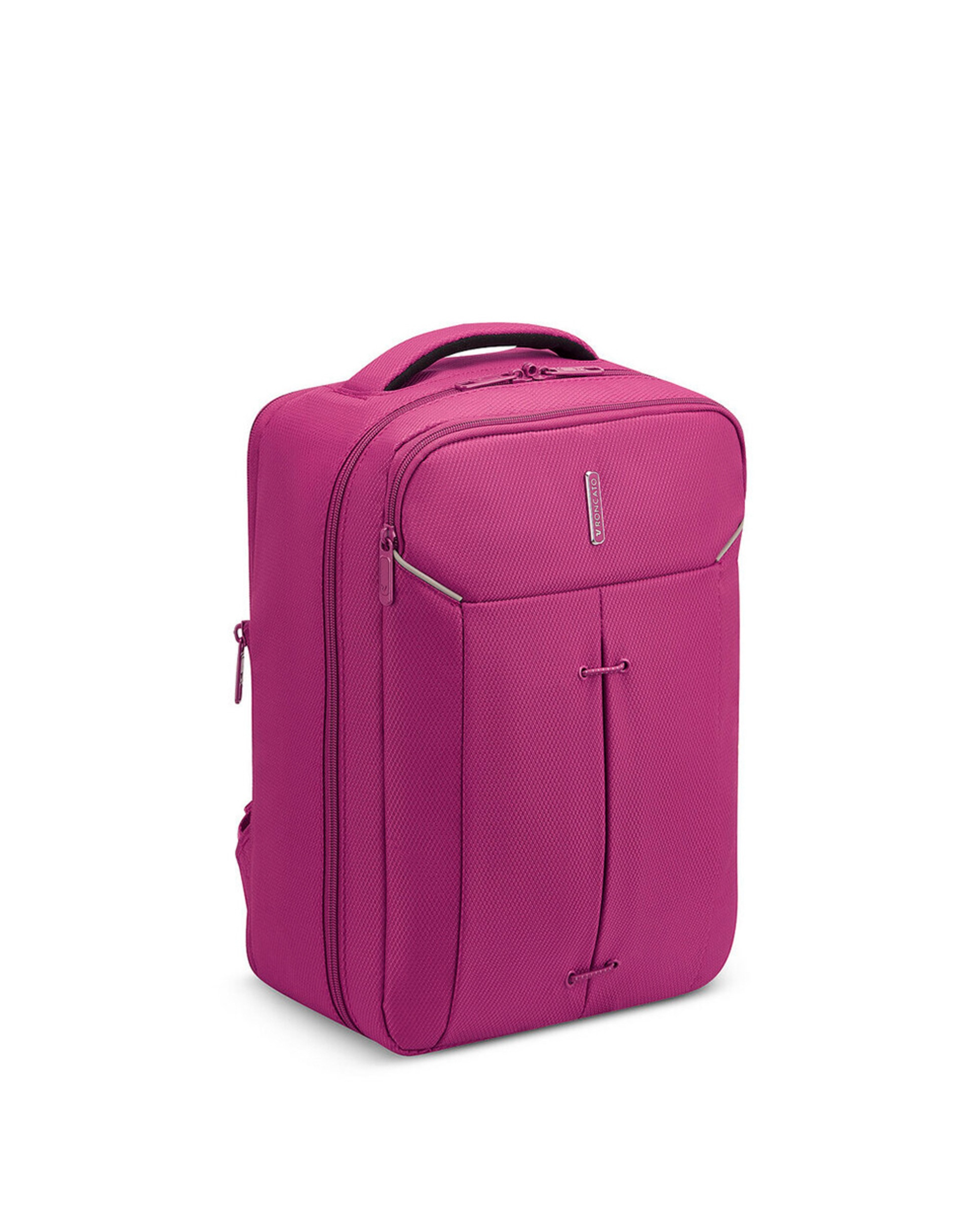 Mochila Underseat Ryanair (14") Ironik 2.0 Expandibles Dimensões 40x25x15/20 cm Fúcsia-7