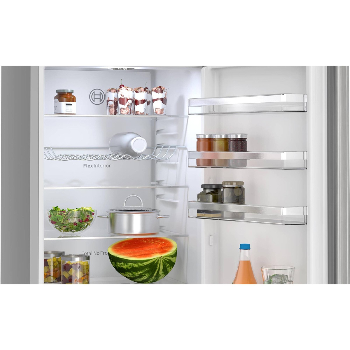 Frigorífico Combinado Bosch Serie 4 KGN392LAG Total No Frost, de 203 cm - Look Inox Aço Antimarcas-5
