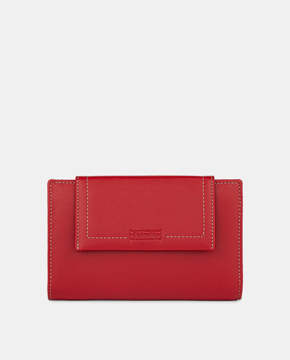 Carteira Grande Vermelho-1