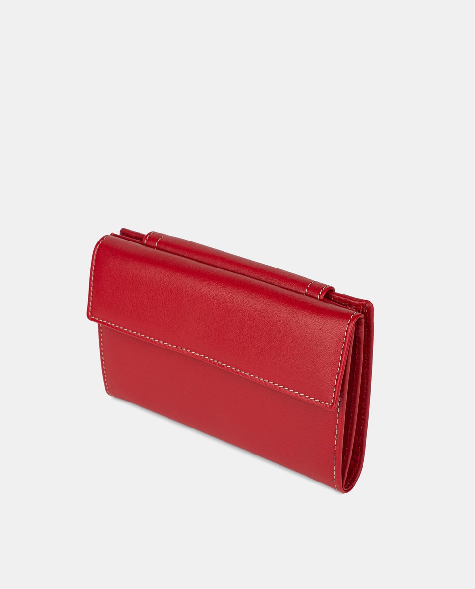 Carteira Grande Vermelho-2
