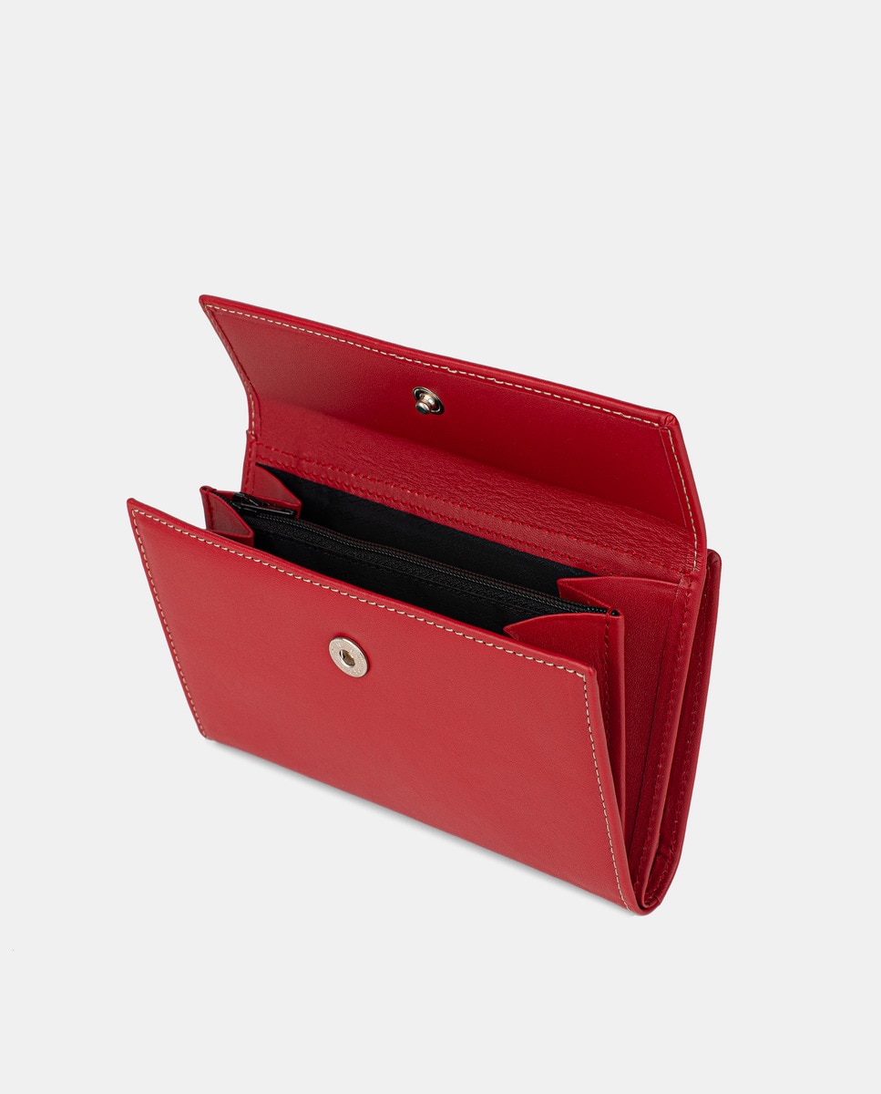 Carteira Grande Vermelho-3