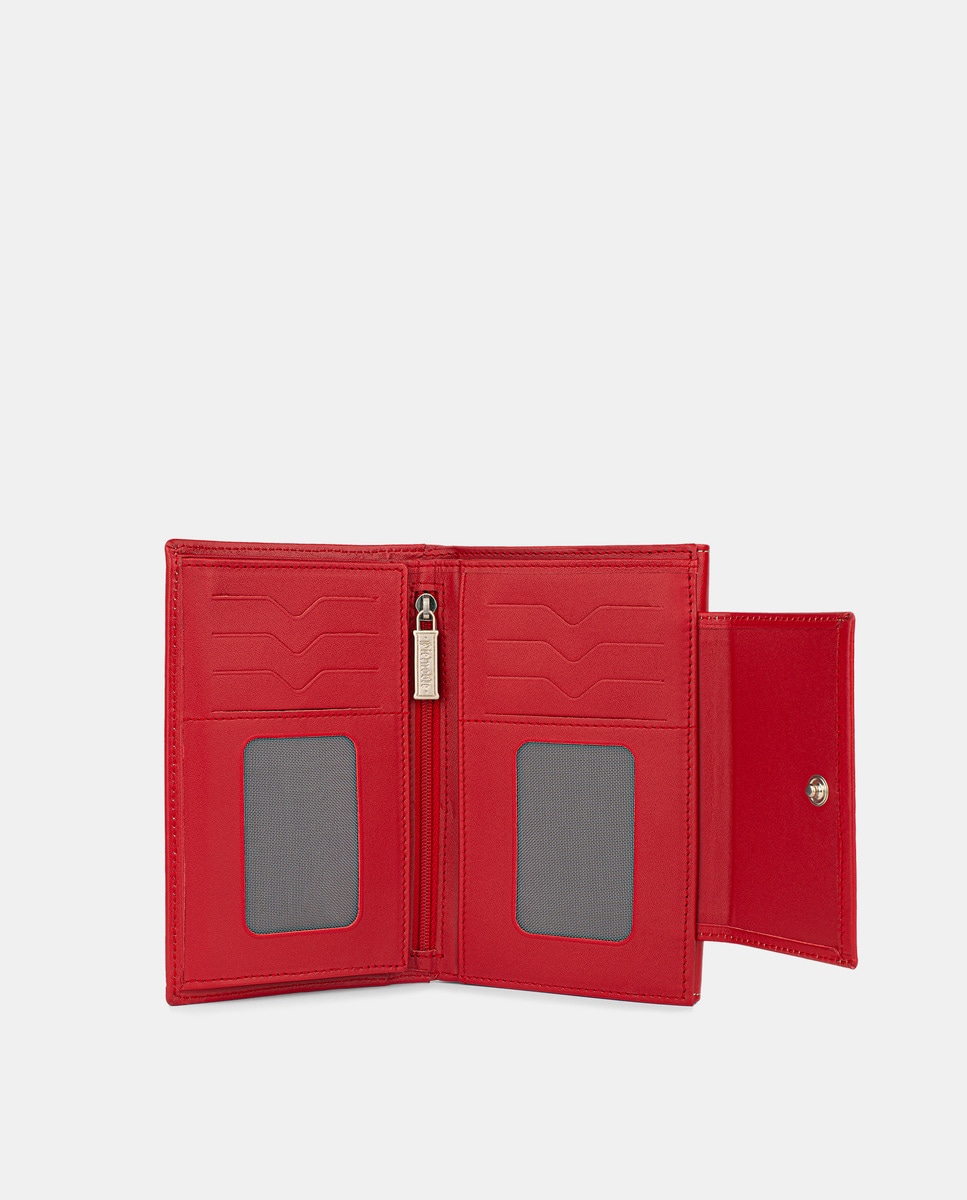 Carteira Grande Vermelho-4