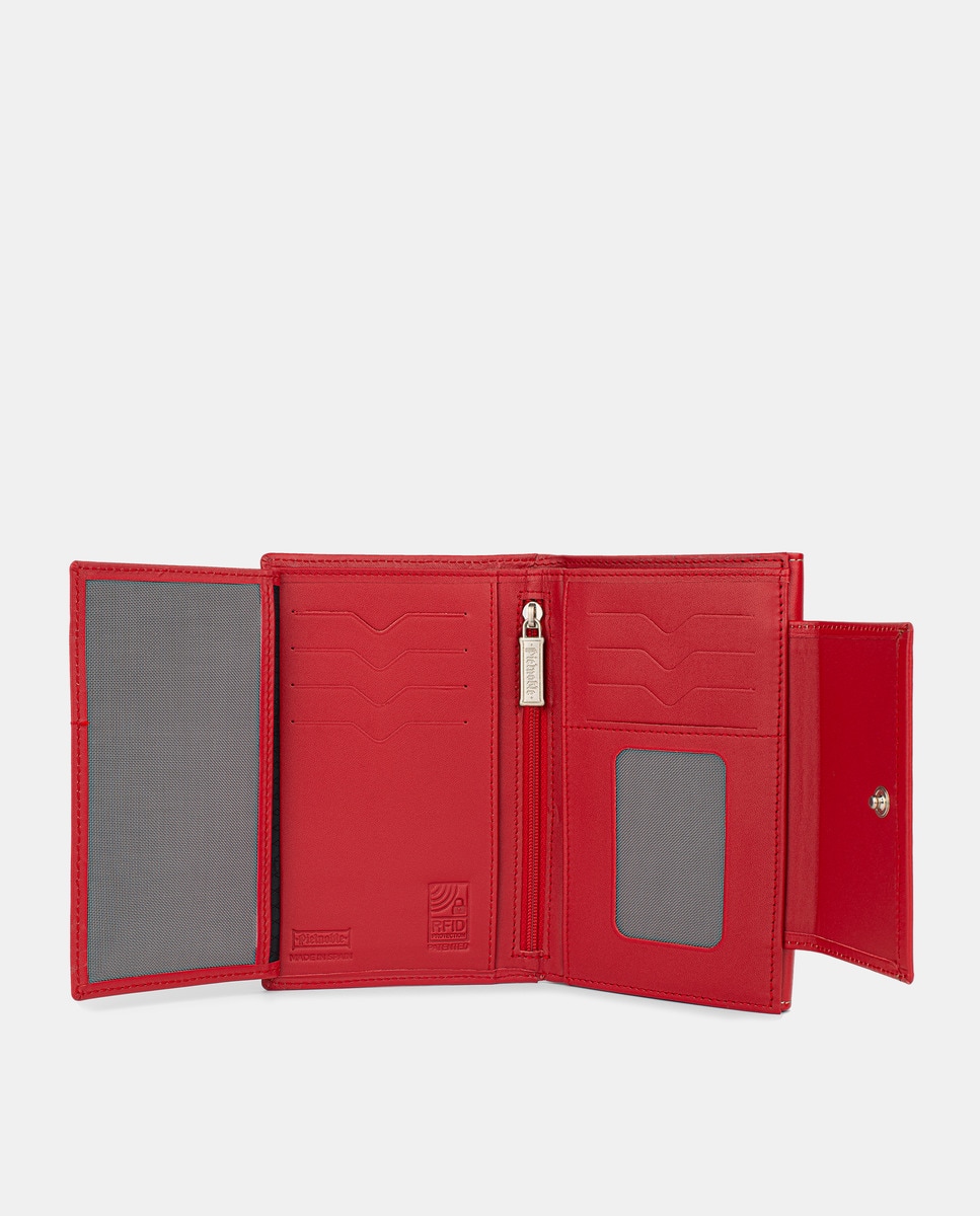 Carteira Grande Vermelho-5