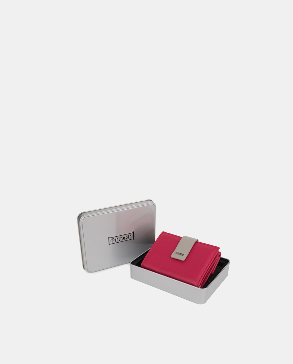 Carteira Pequena Fúcsia-6