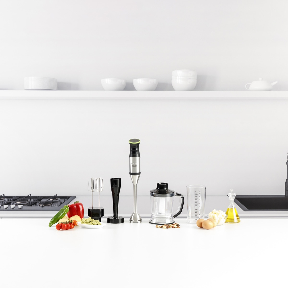 Batidora de pie Taurus Bapi 1500 Premium Fullset +  Accesorios Negro-2