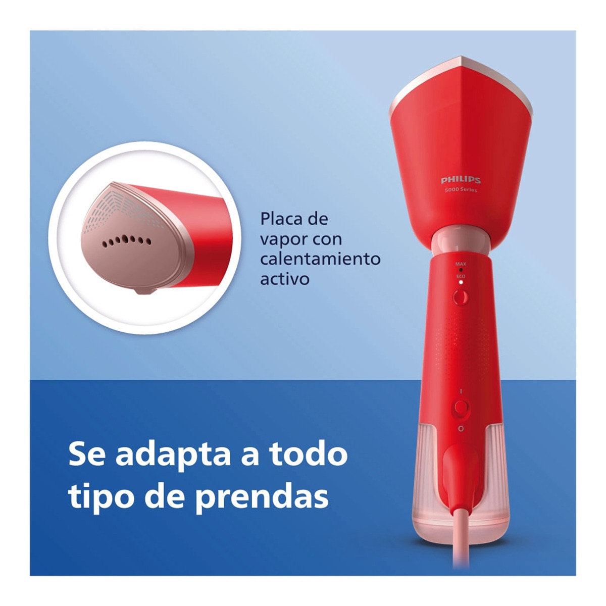 Plancha vertical Philips Serie 5000 Coral-11