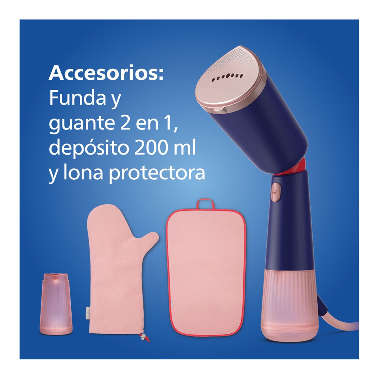 Plancha vertical Philips Serie 5000 Azul Marino oscuro-7