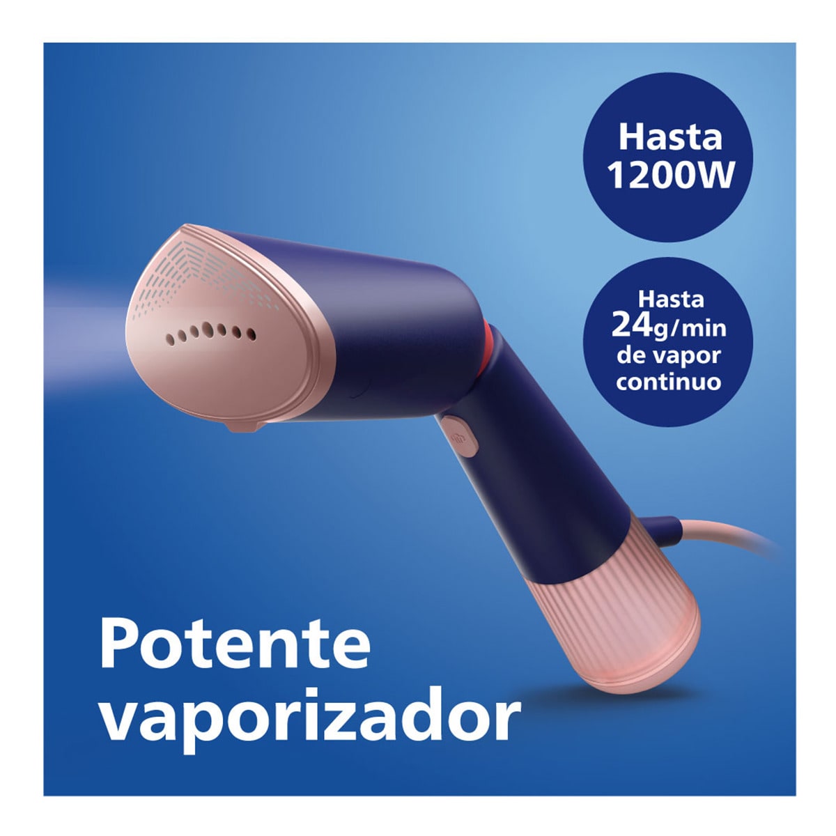 Plancha vertical Philips Serie 5000 Azul Marino oscuro-4