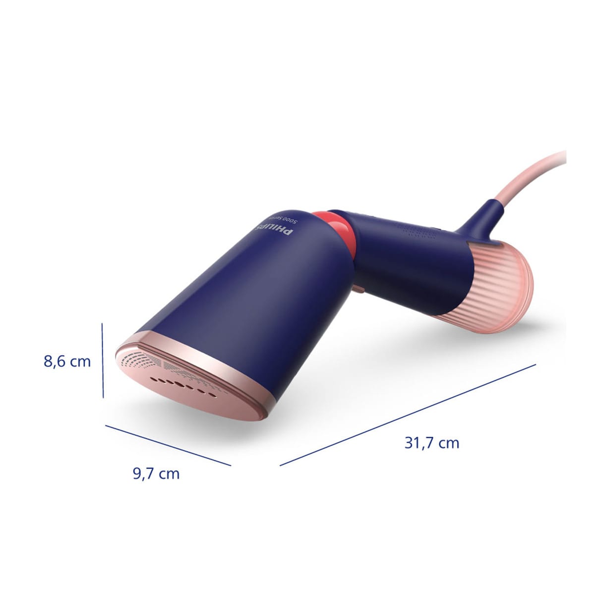 Plancha vertical Philips Serie 5000 Azul Marino oscuro-2