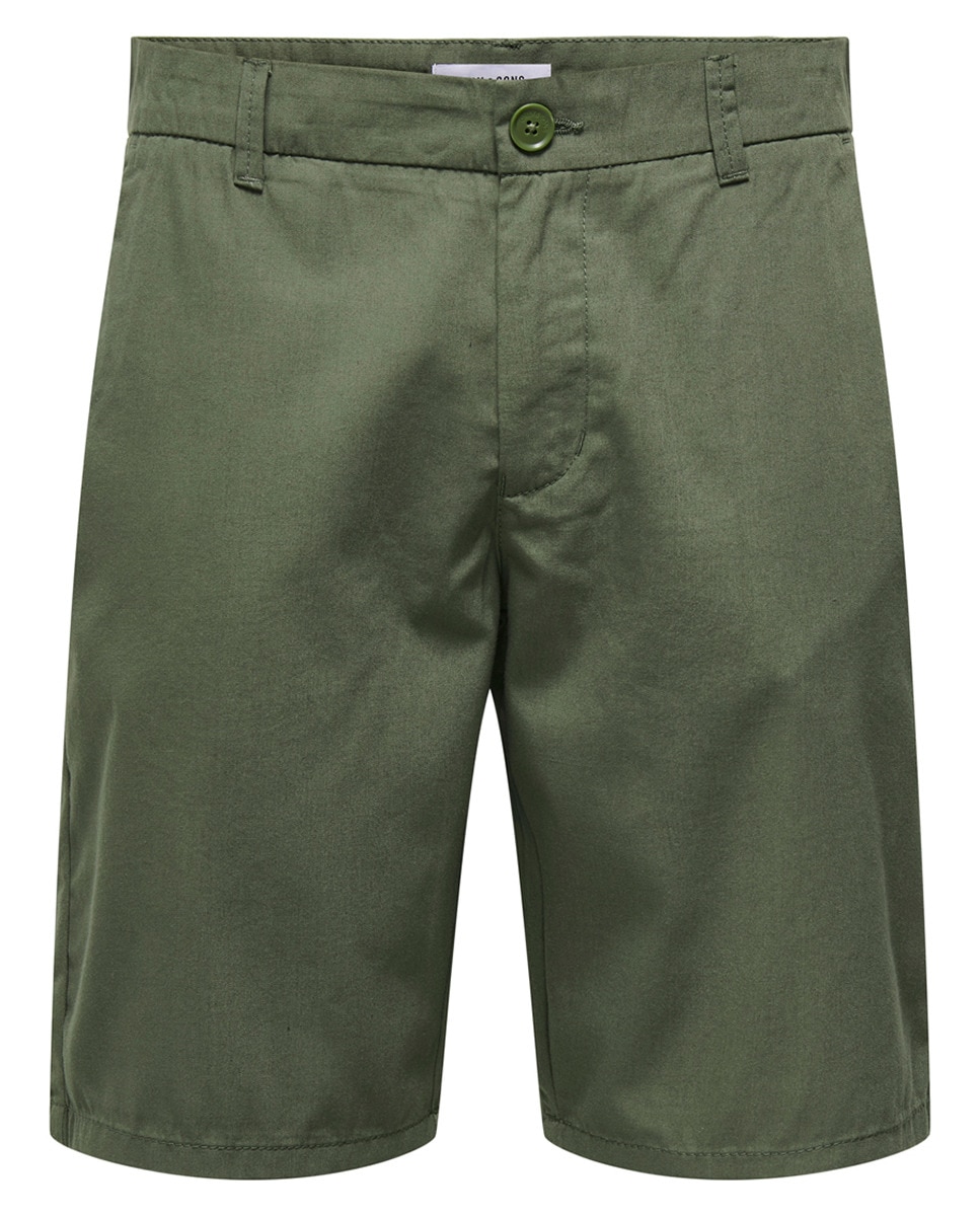 Bermudas Slim Fit Cinzento-5