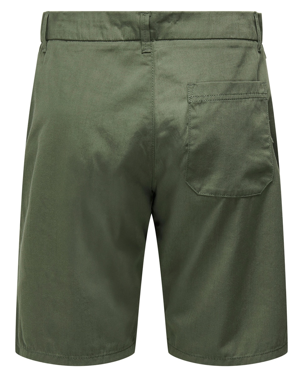 Bermudas Slim Fit Cinzento-6