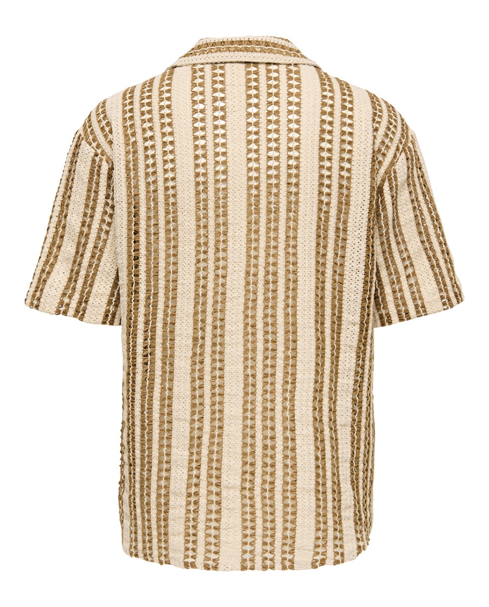 Camisa de Malha Regular Fit Branco-7