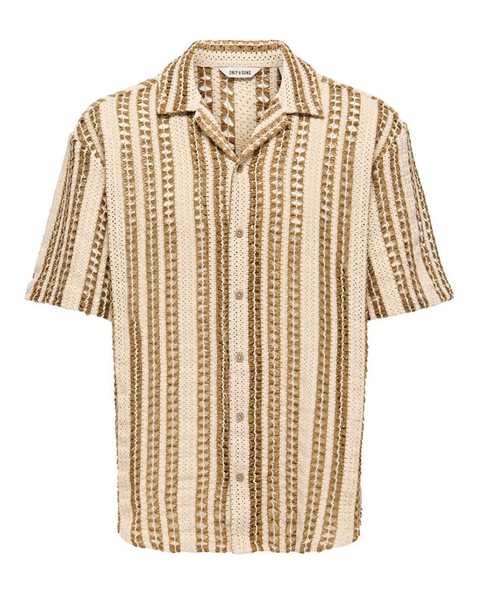 Camisa de Malha Regular Fit Branco-6