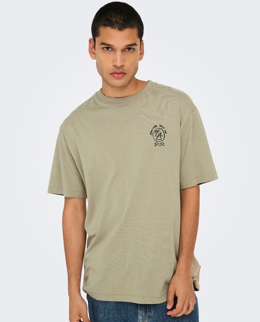 Imagen 0 de Camiseta manga corta de hombre relaxed fit 100% algodón de orgánico