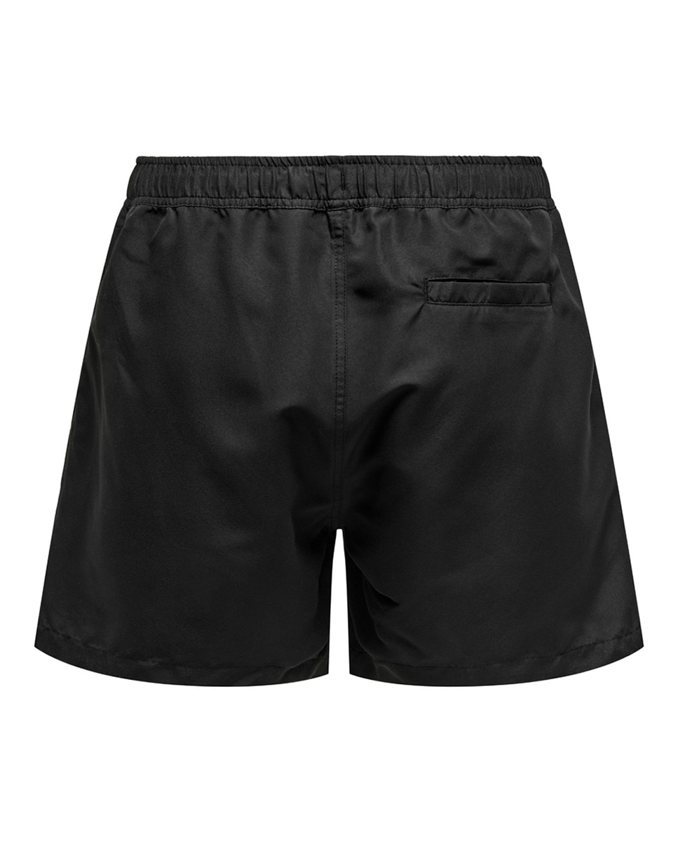 Calções de Banho Regular Fit Preto-2
