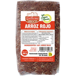 arroz rojo paquete 500 g - Guillermo