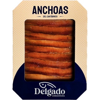 anchoas del Cantábrico bandeja 40 g - Delgado